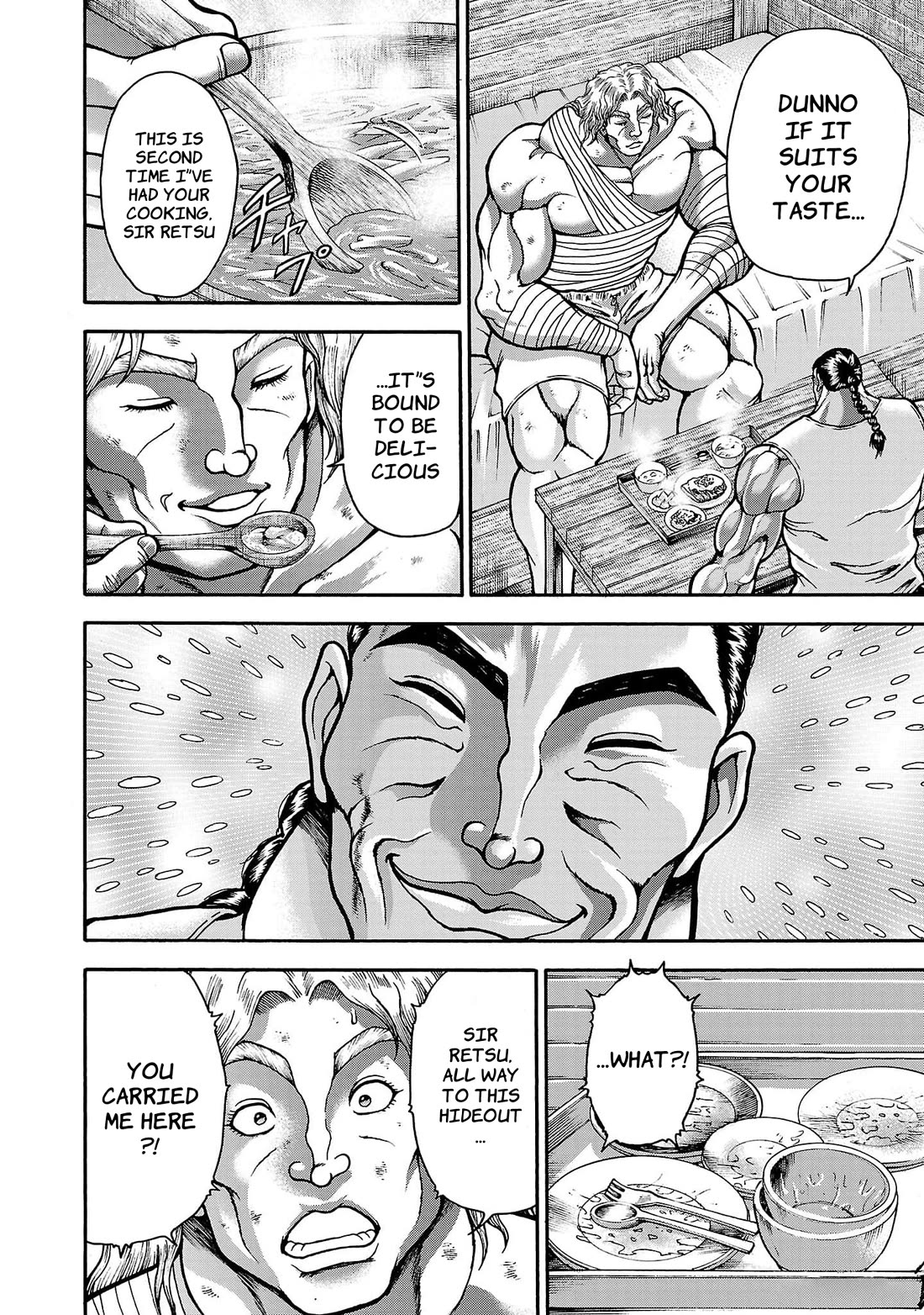 Baki Side Story - Retsu Kaioh Doesn't Mind Even if it's in another World chapter 60 page 8