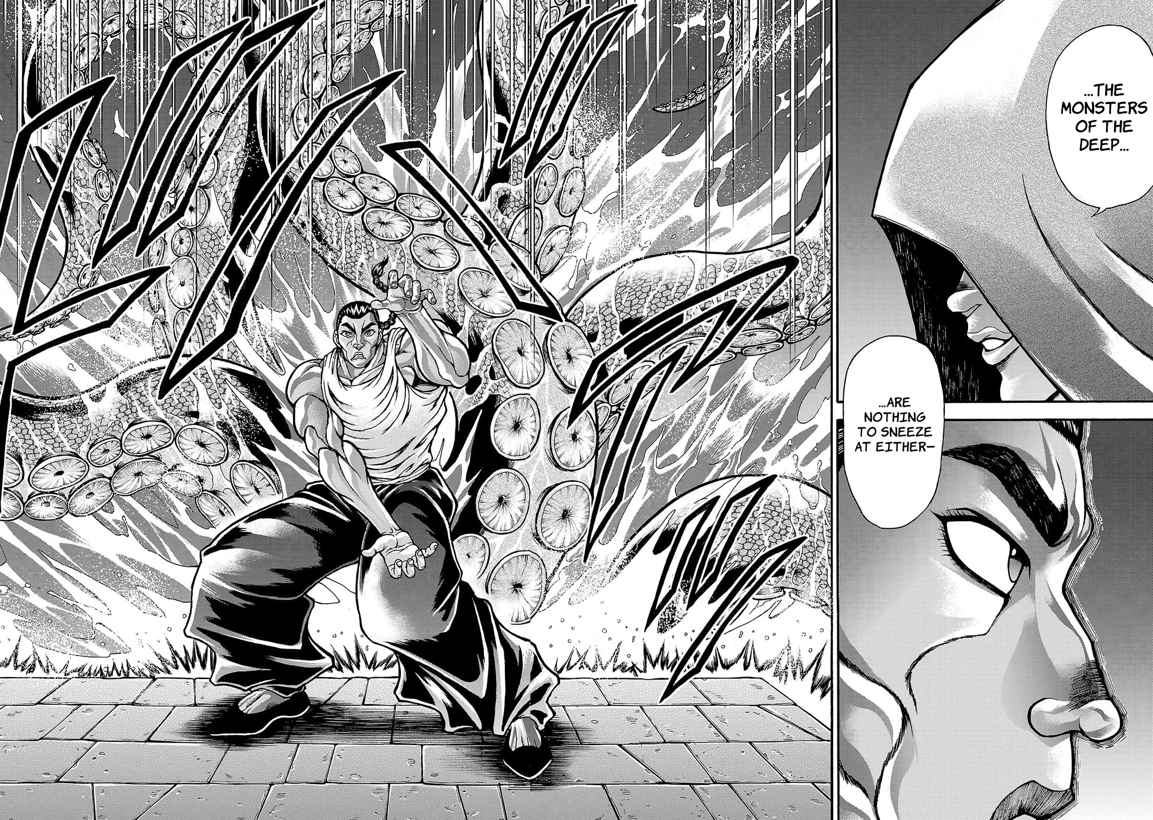 Baki Side Story - Retsu Kaioh Doesn't Mind Even if it's in another World chapter 63 page 16