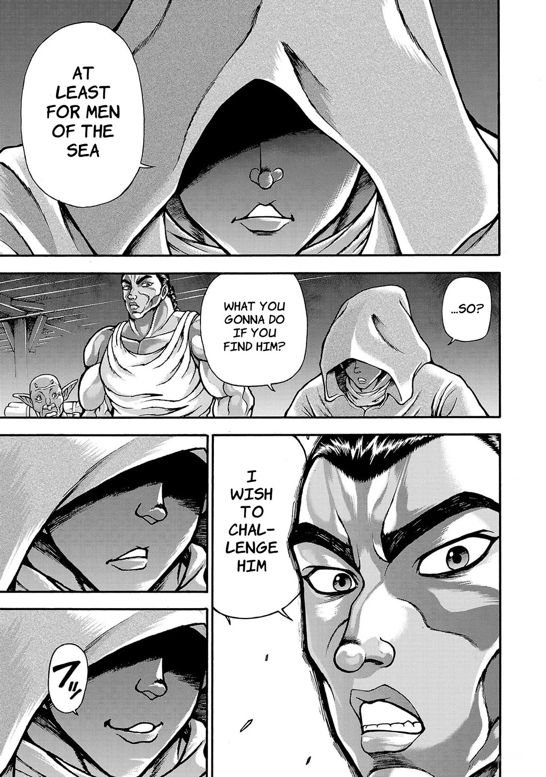 Baki Side Story - Retsu Kaioh Doesn't Mind Even if it's in another World chapter 63 page 8