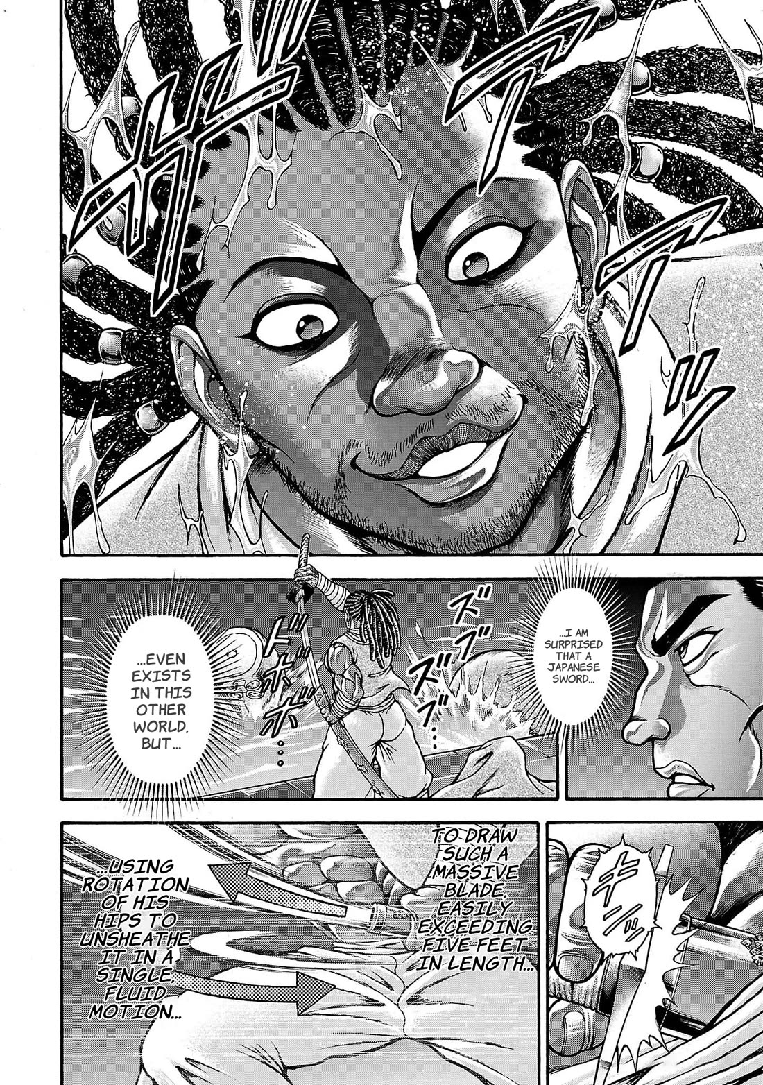 Baki Side Story - Retsu Kaioh Doesn't Mind Even if it's in another World chapter 64 page 15