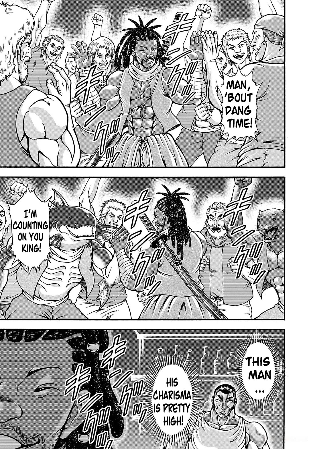 Baki Side Story - Retsu Kaioh Doesn't Mind Even if it's in another World chapter 65 page 10