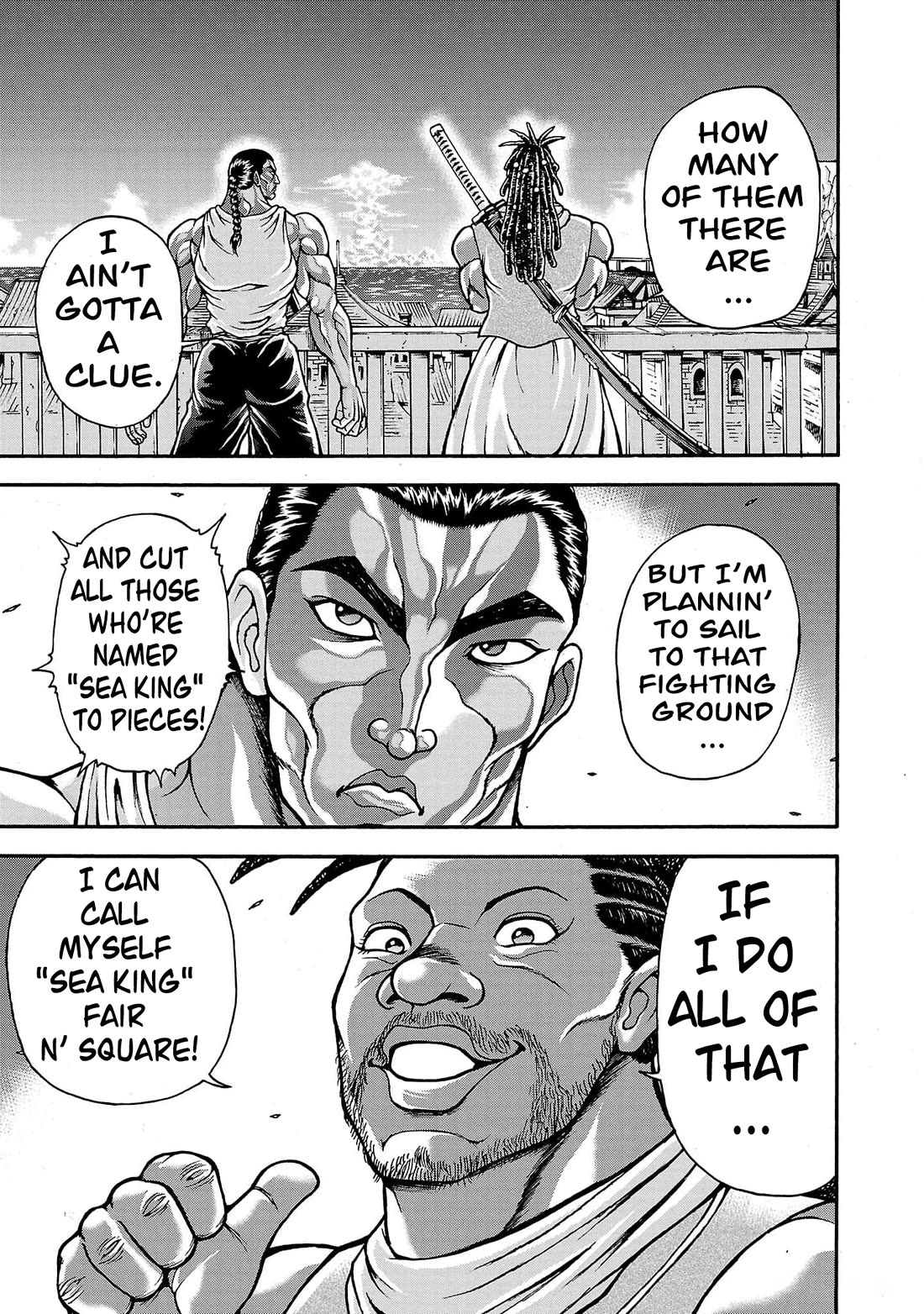 Baki Side Story - Retsu Kaioh Doesn't Mind Even if it's in another World chapter 65 page 15