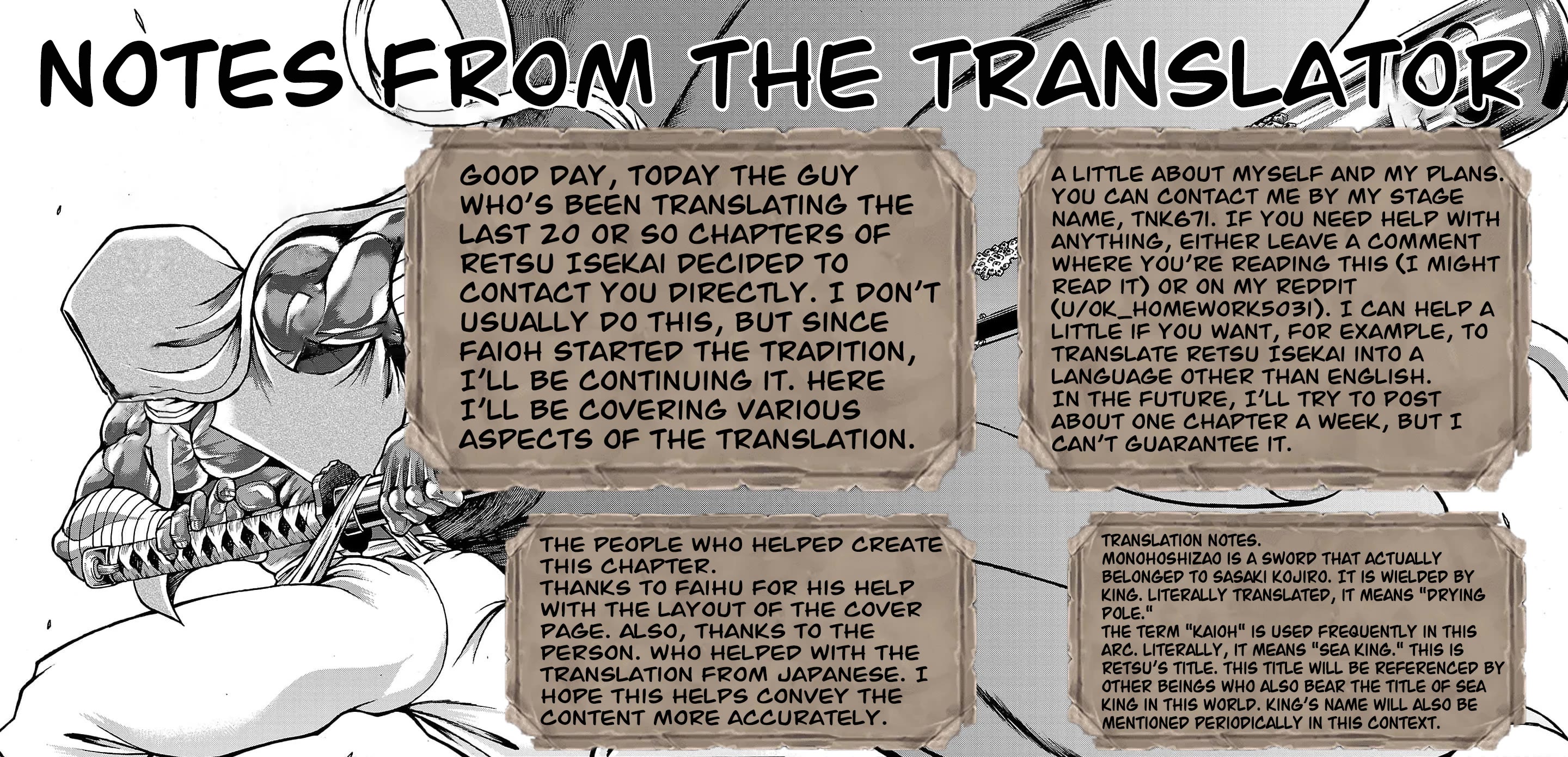 Baki Side Story - Retsu Kaioh Doesn't Mind Even if it's in another World chapter 65 page 23