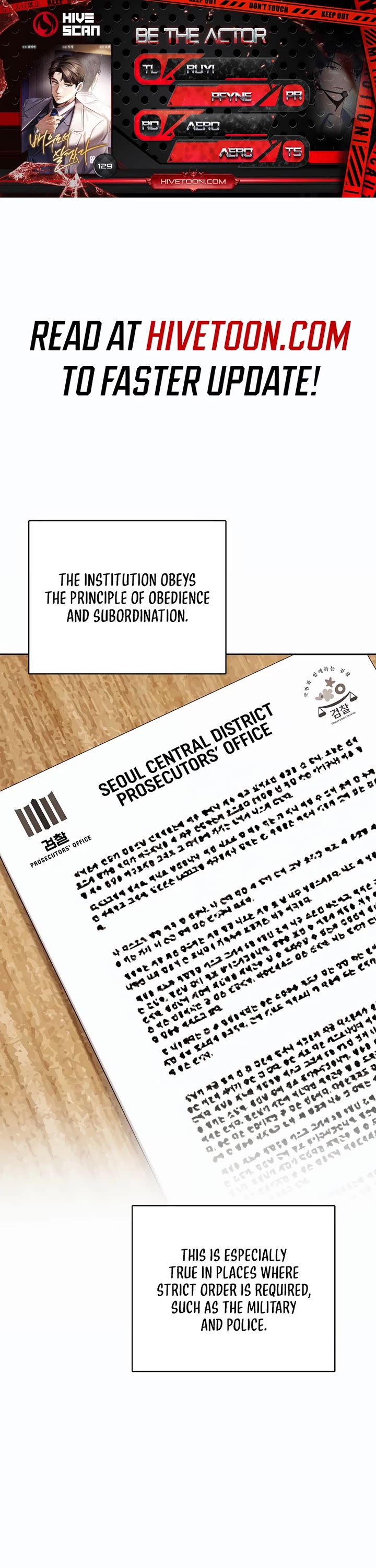 Be the Actor chapter 129 page 1