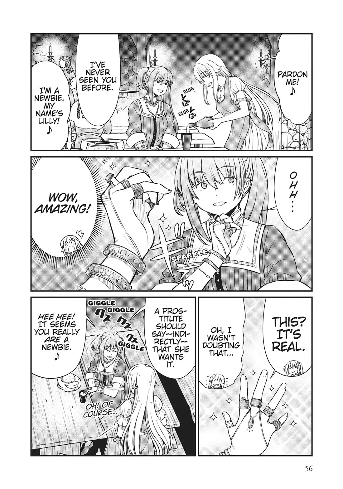 Becoming Princess Knight and Working at Yuri Brothel chapter 17 page 14