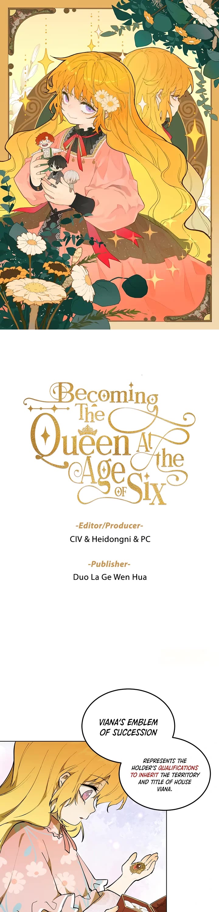 Becoming the Queen at the Age of Six chapter 11 page 1