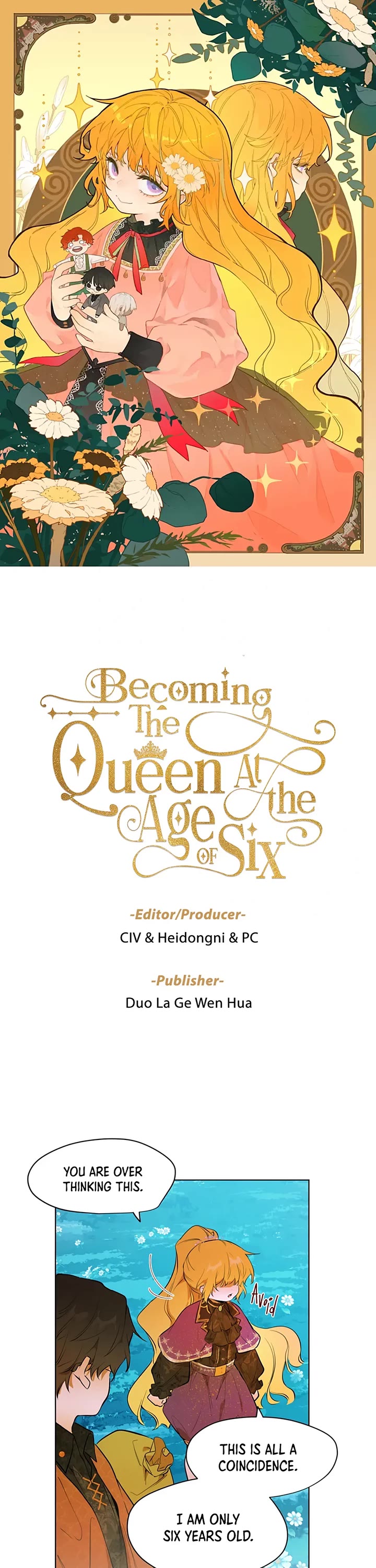 Becoming the Queen at the Age of Six chapter 20 page 1