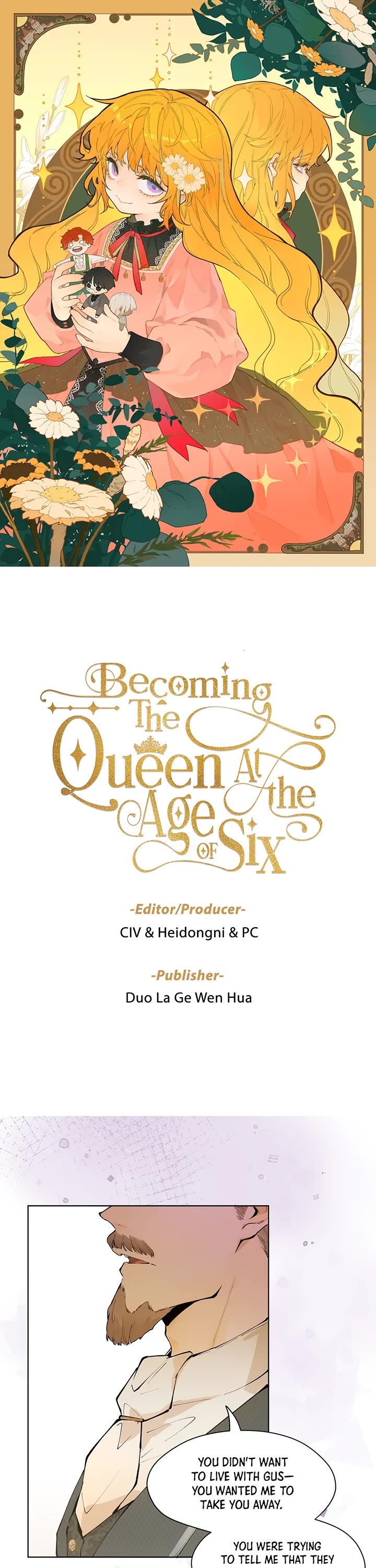 Becoming the Queen at the Age of Six chapter 4 page 1