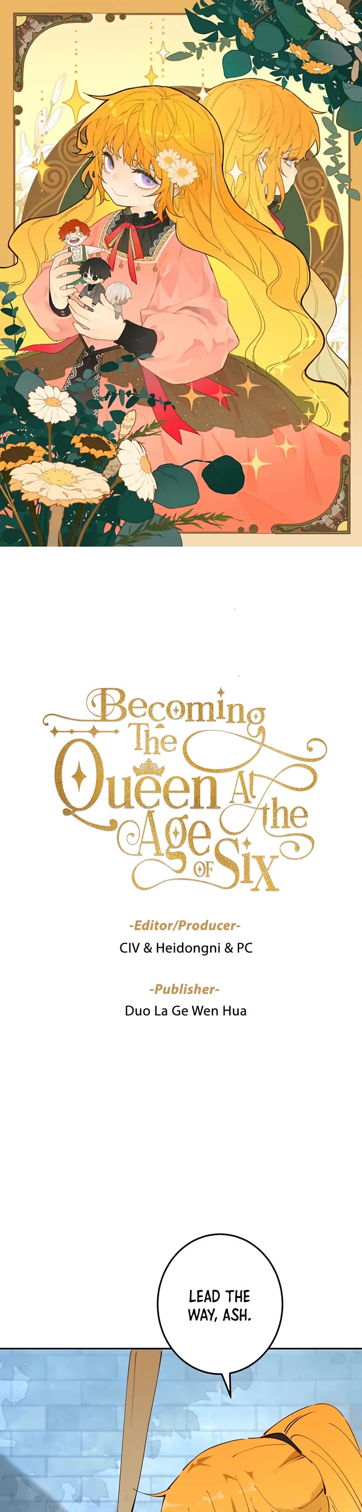 Becoming the Queen at the Age of Six chapter 63 page 1