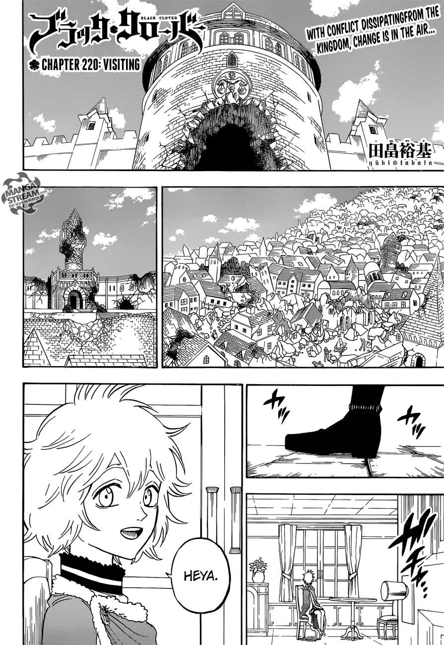 Black Clover chapter 220 page 2