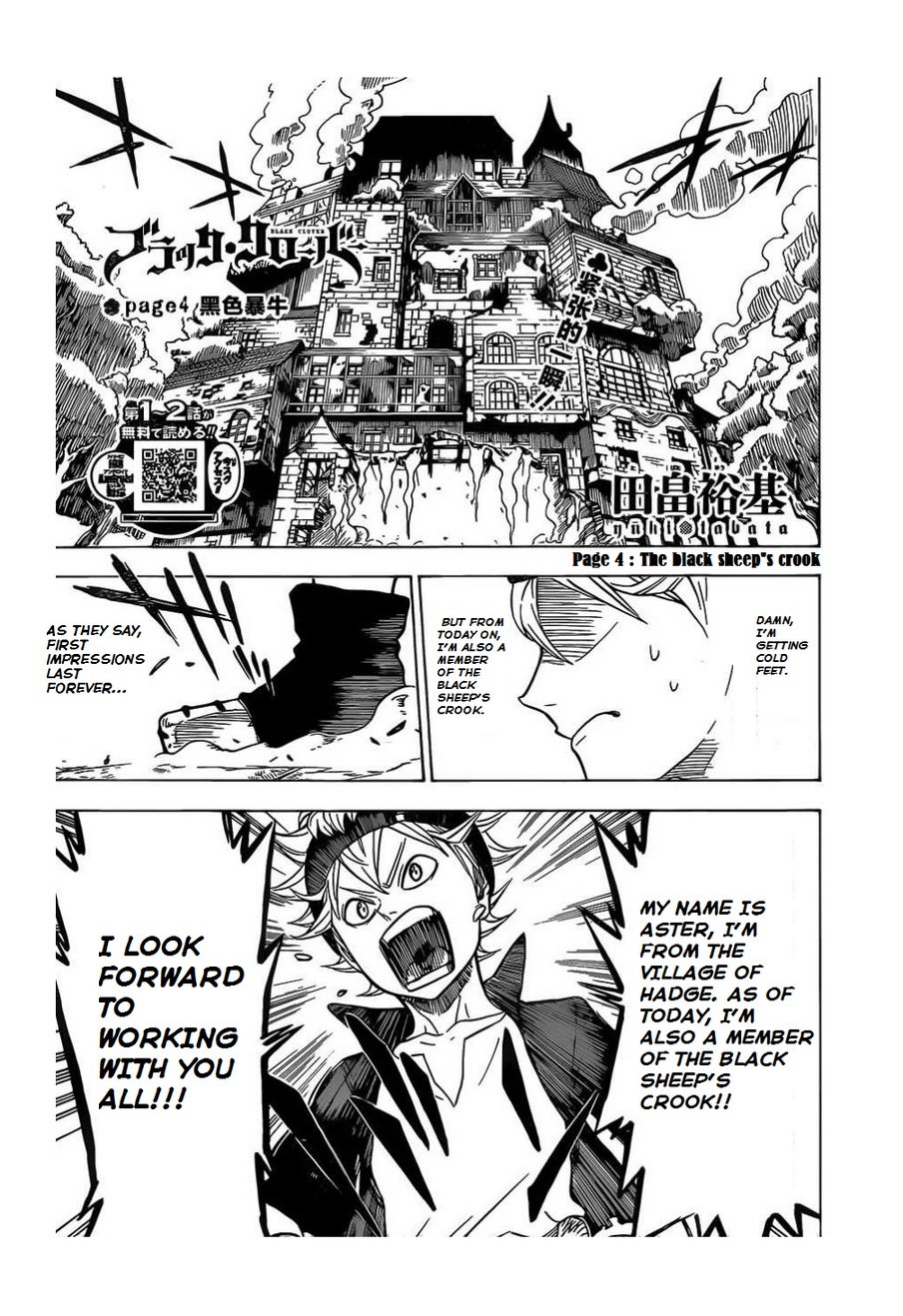 Black Clover chapter 4 page 1