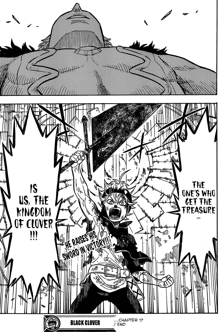 Black Clover chapter 17 page 16