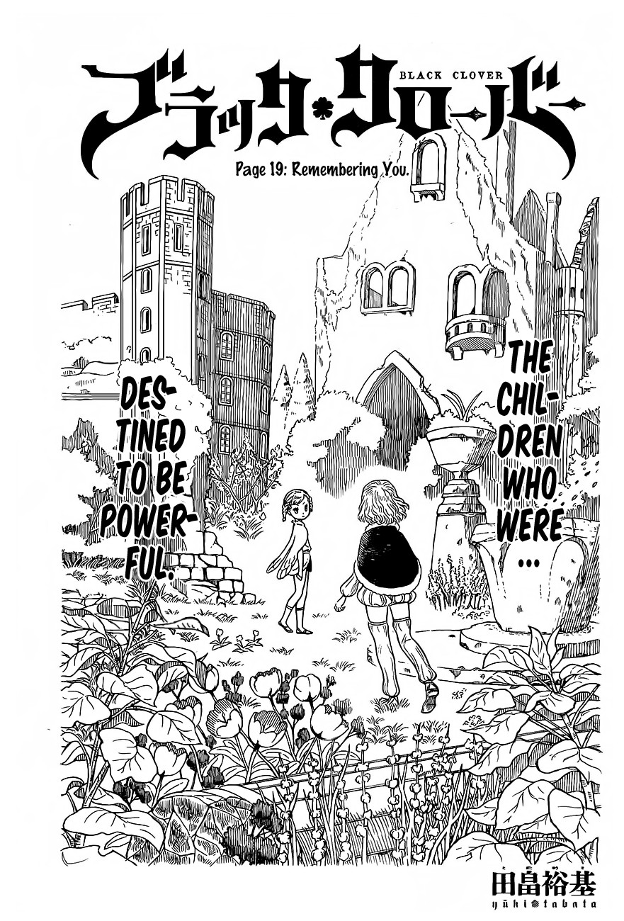 Black Clover chapter 19 page 1