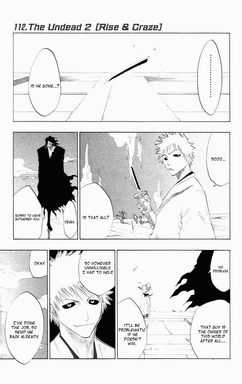 Bleach chapter 112 page 1