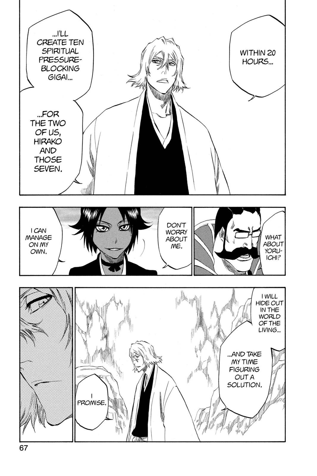 Bleach chapter 315.8 page 65