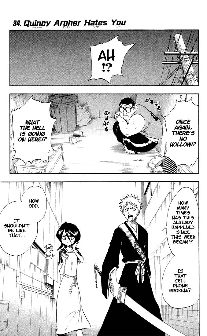 Bleach chapter 34 page 1