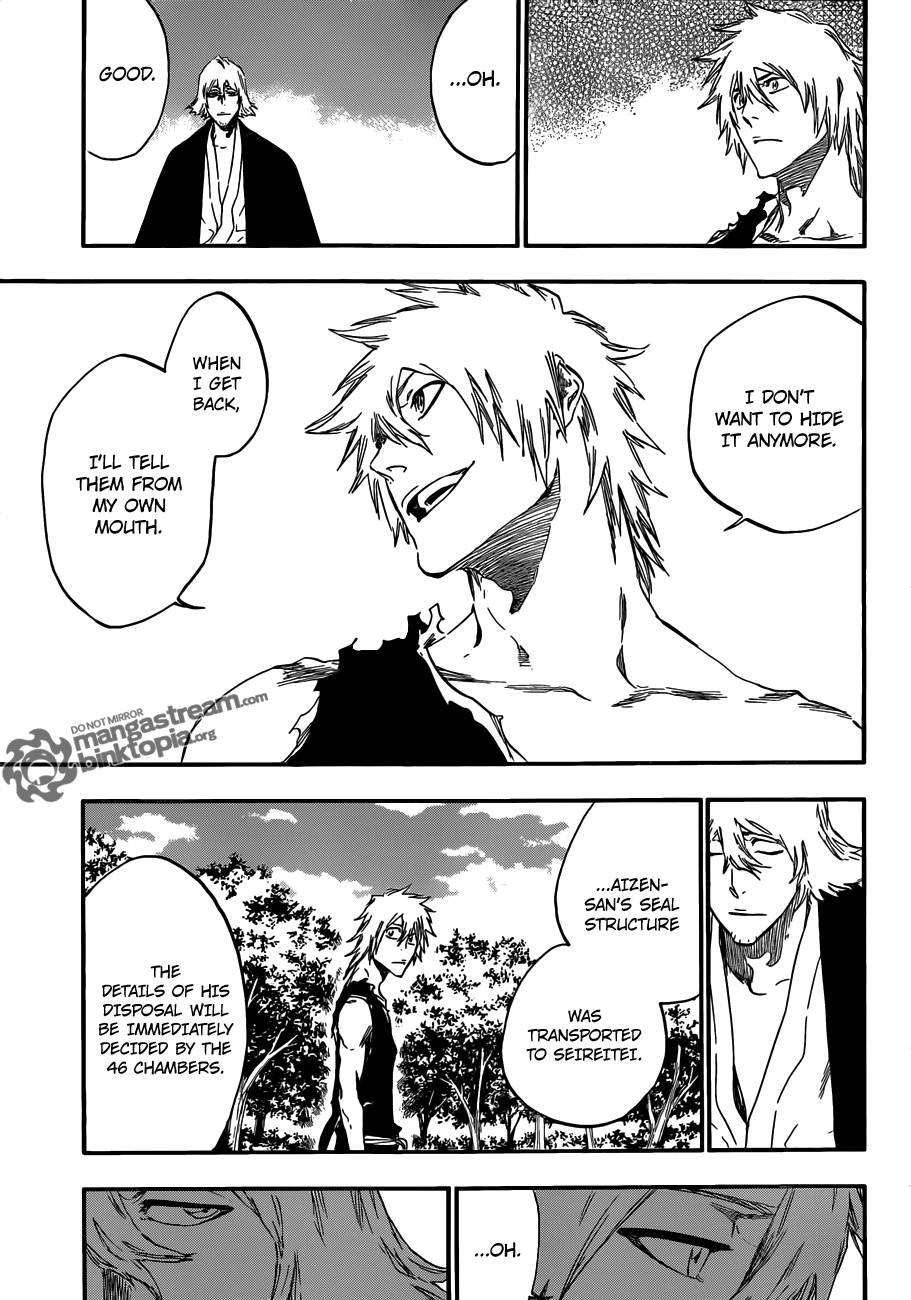 Bleach chapter 422 page 11