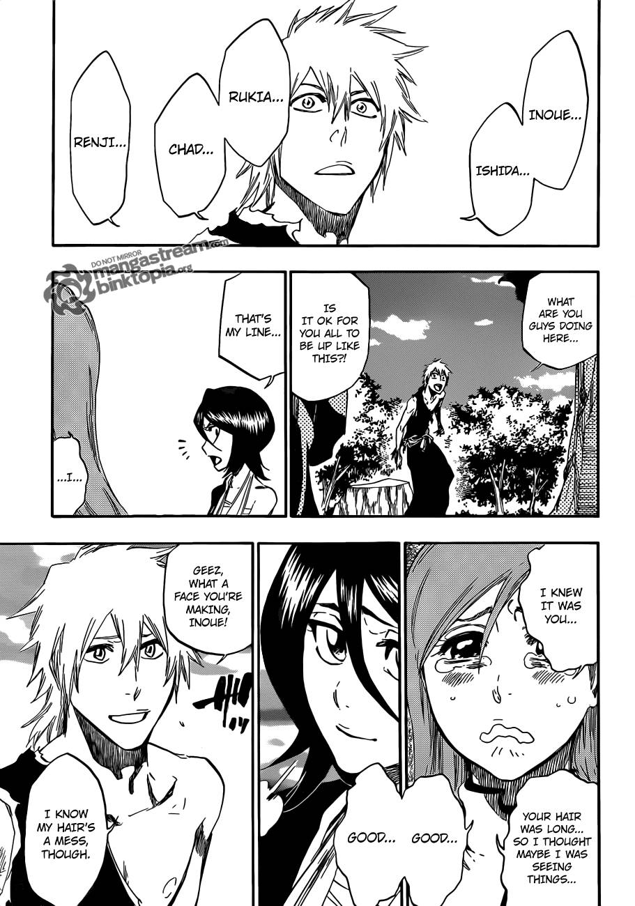 Bleach chapter 422 page 17