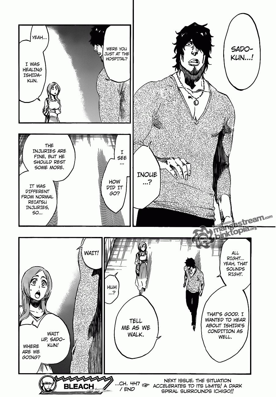 Bleach chapter 447 page 18