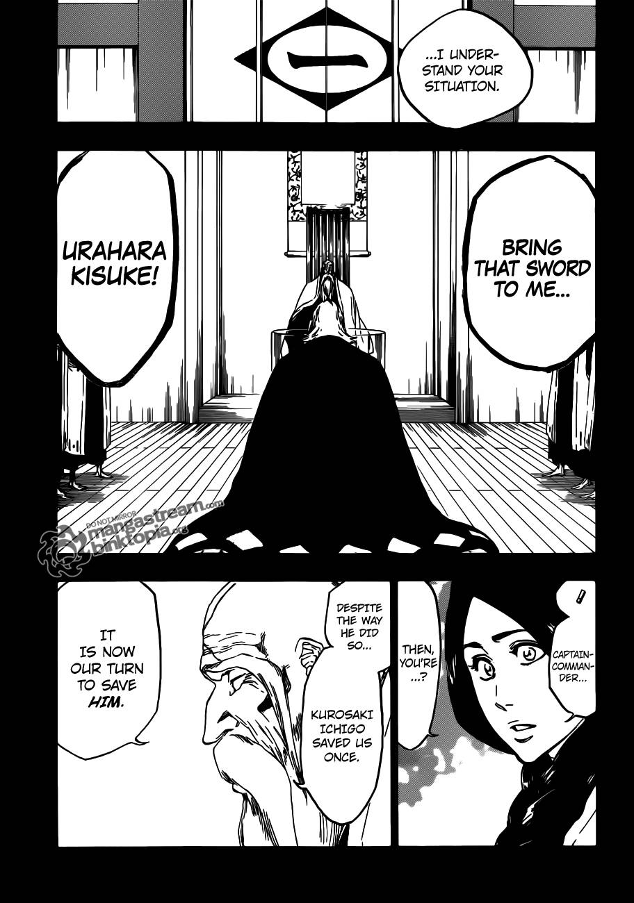 Bleach chapter 461 page 12