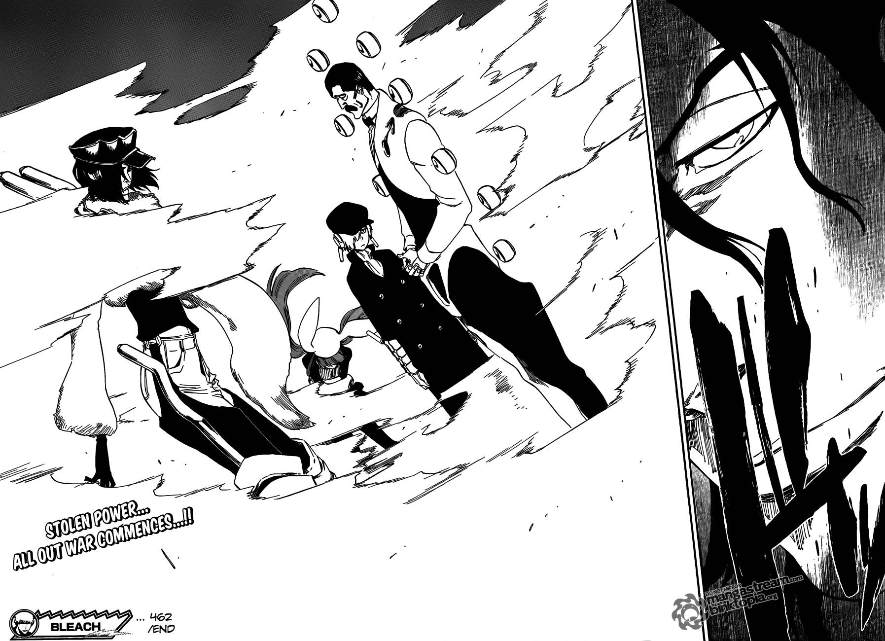 Bleach chapter 462 page 17