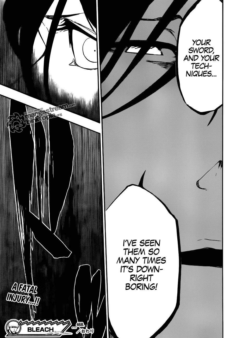 Bleach chapter 468 page 18
