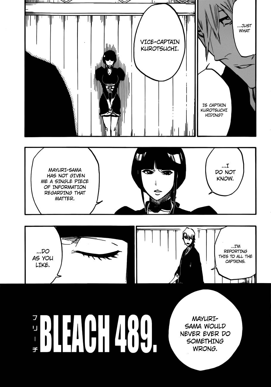 Bleach chapter 489 page 5