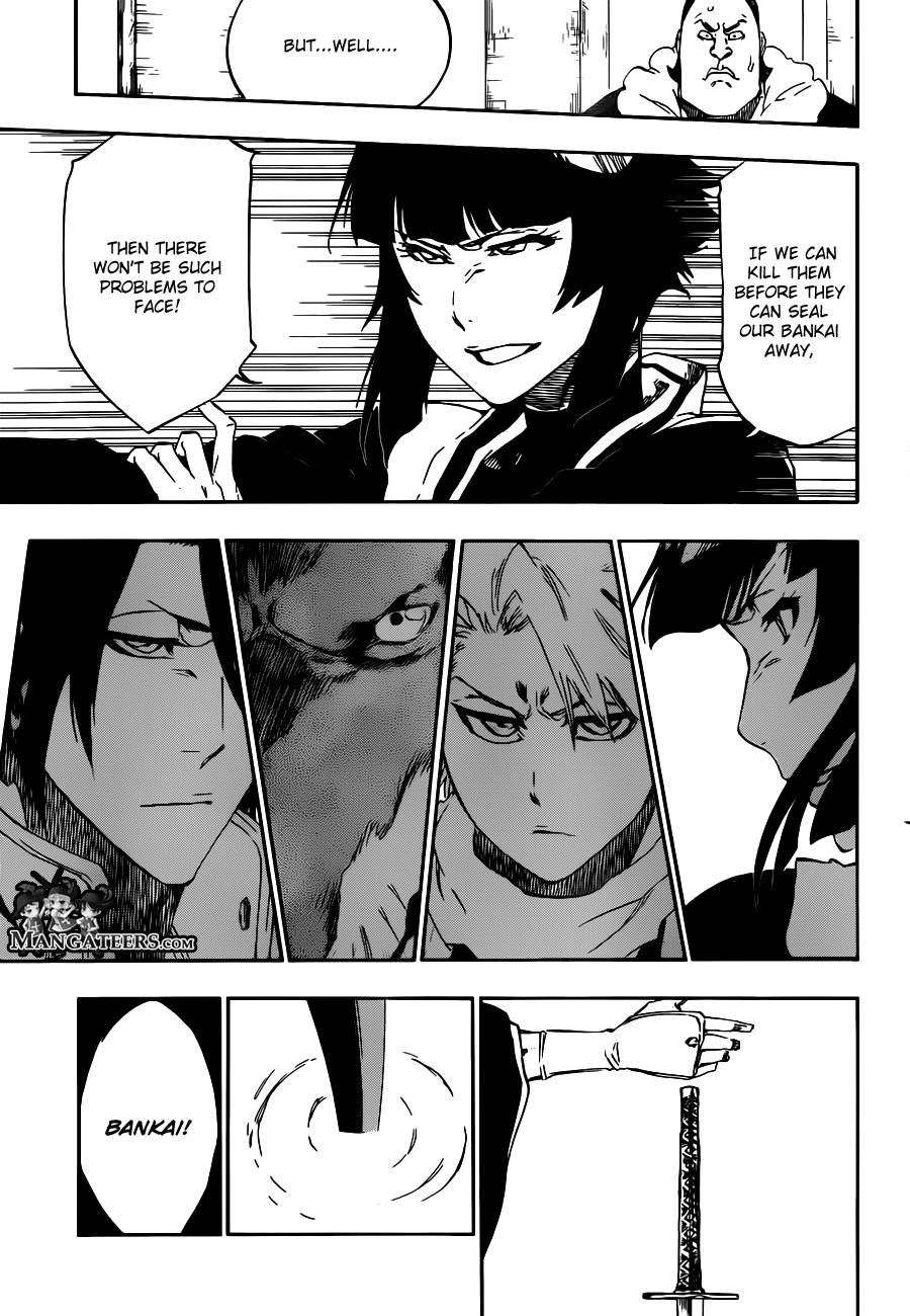 Bleach chapter 496 page 10