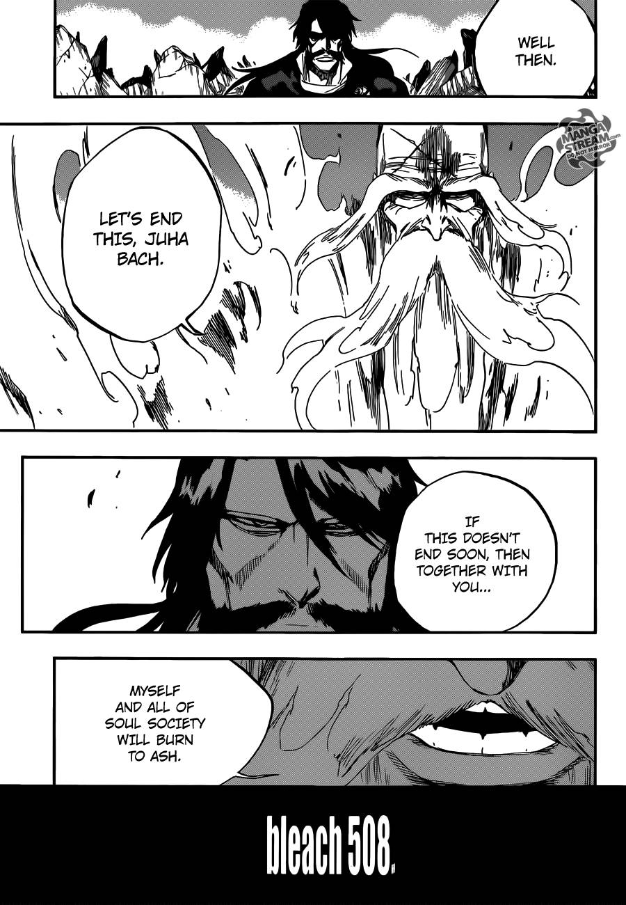 Bleach chapter 508 page 6