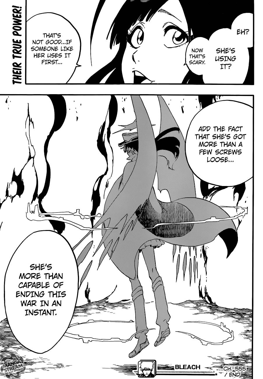 Bleach chapter 555 page 18