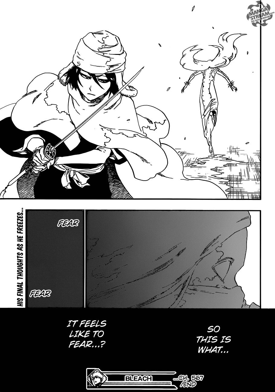 Bleach chapter 567 page 19