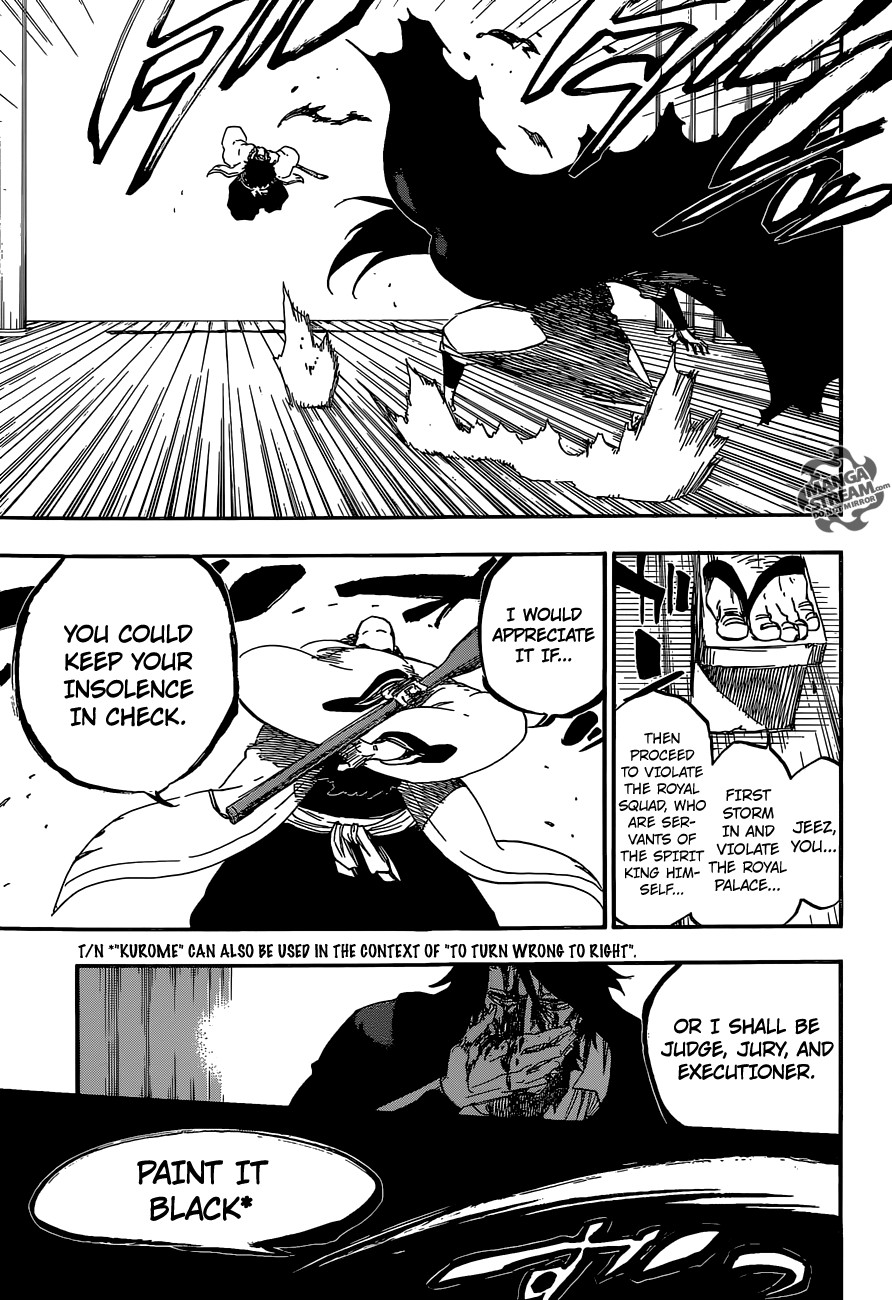 Bleach chapter 607 page 16