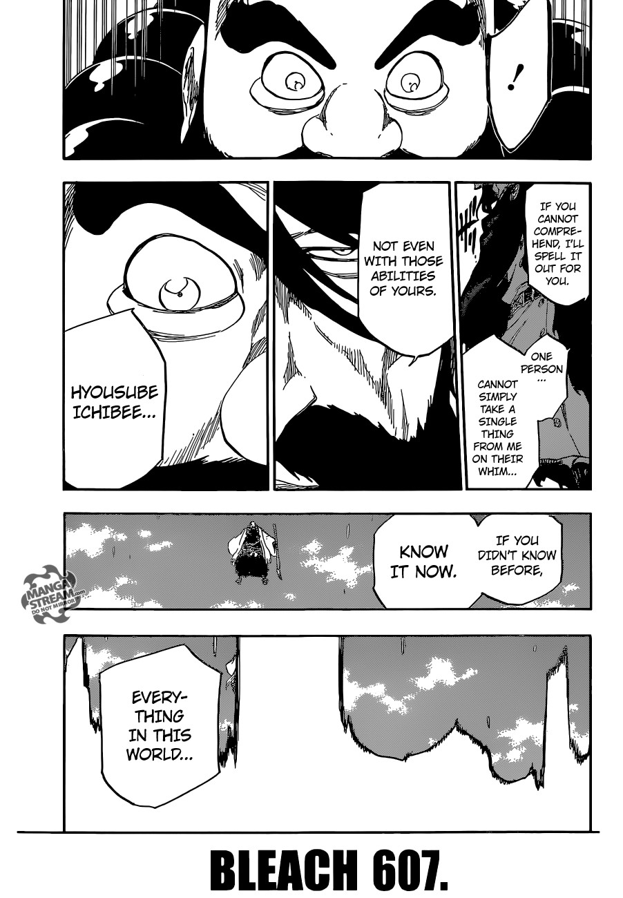 Bleach chapter 607 page 4