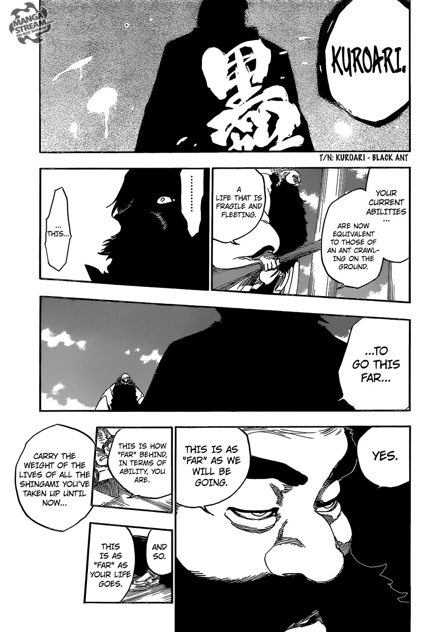 Bleach chapter 609 page 8