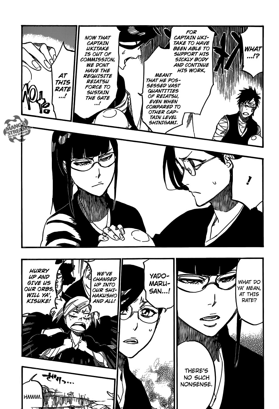 Bleach chapter 617 page 17