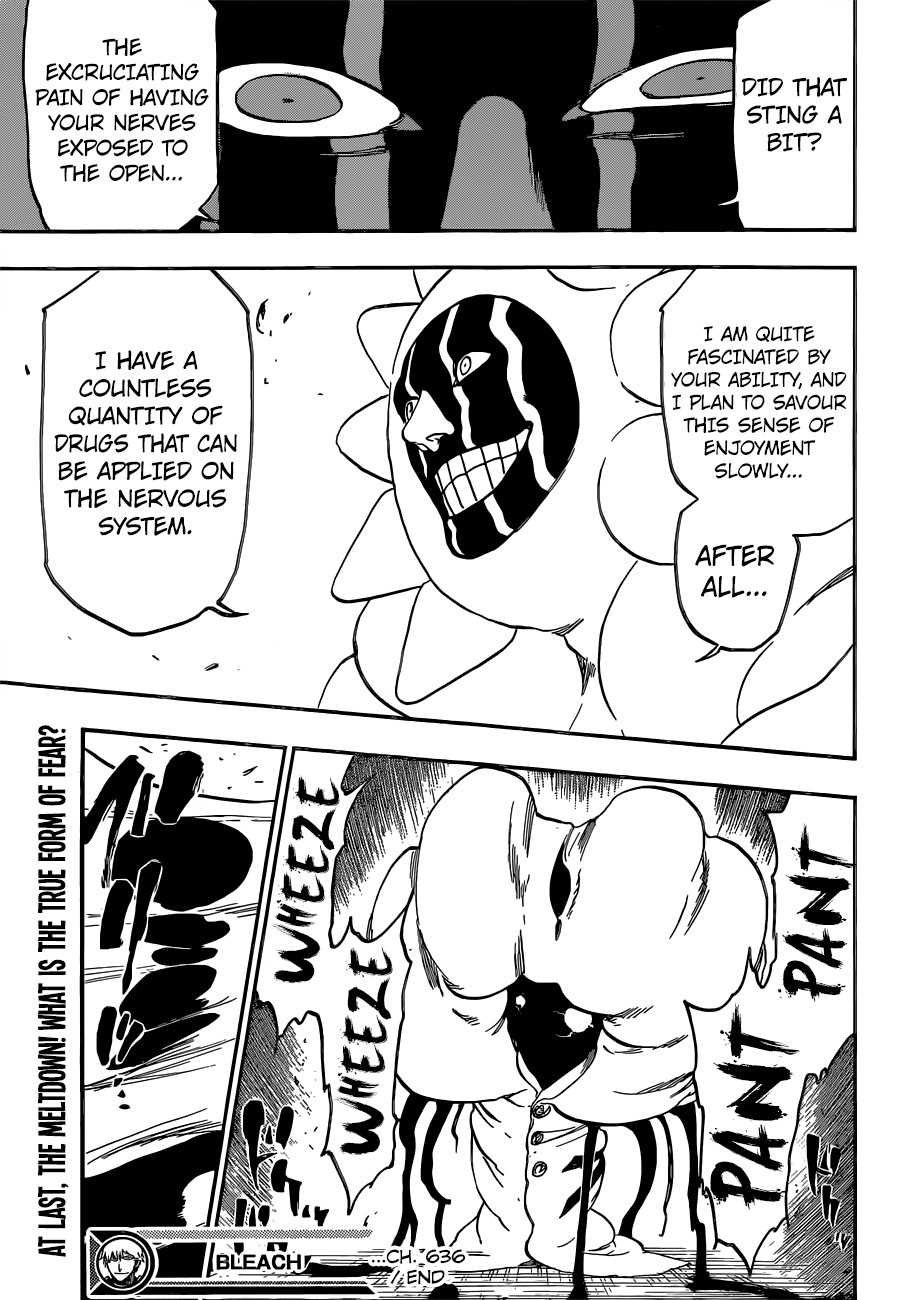 Bleach chapter 636 page 19