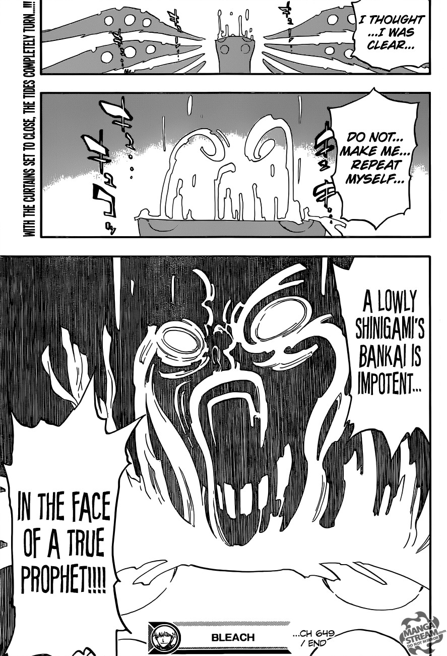Bleach chapter 649 page 17