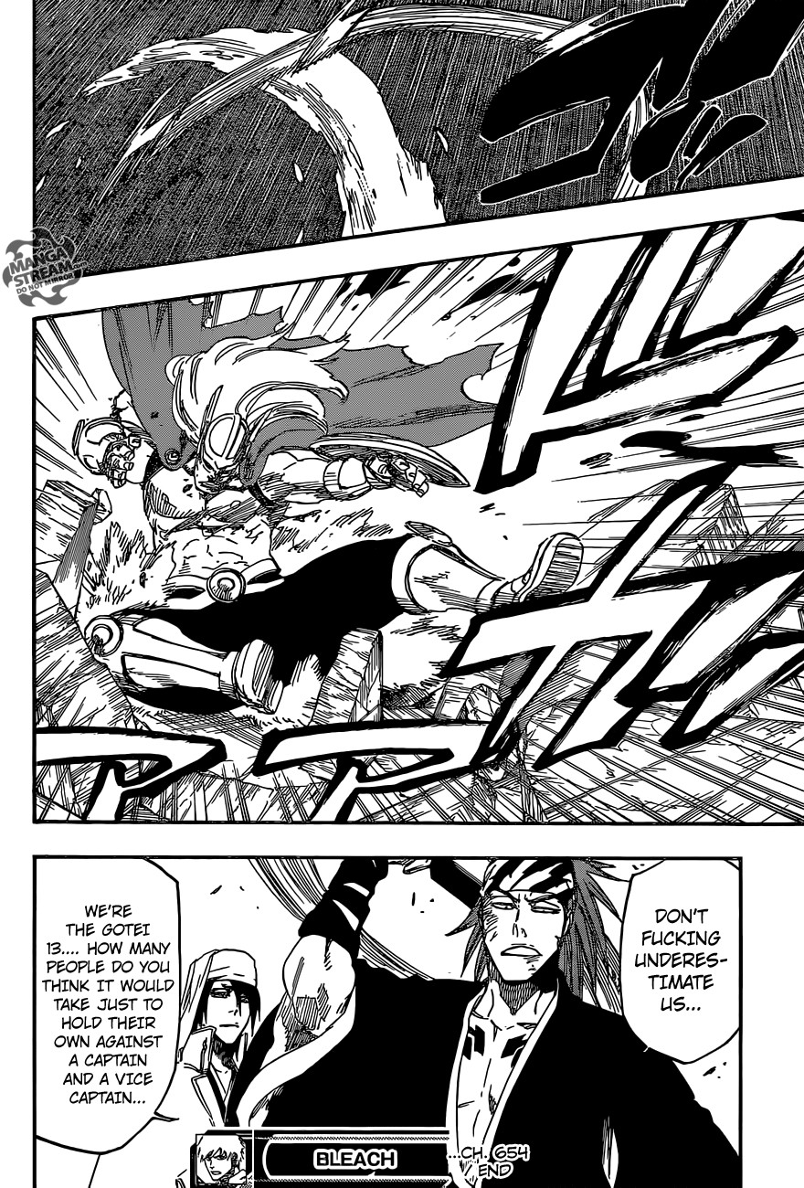 Bleach chapter 654 page 17