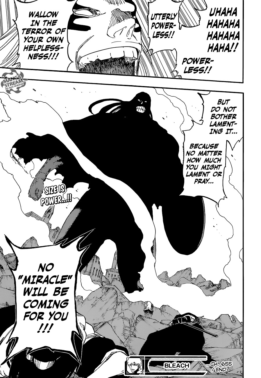Bleach chapter 655 page 18