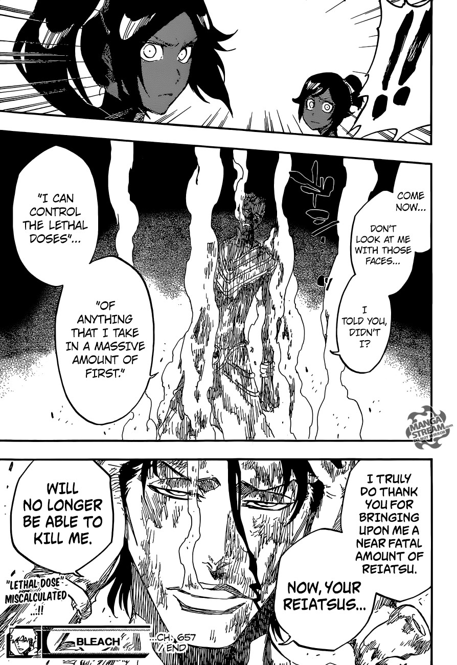 Bleach chapter 657 page 19