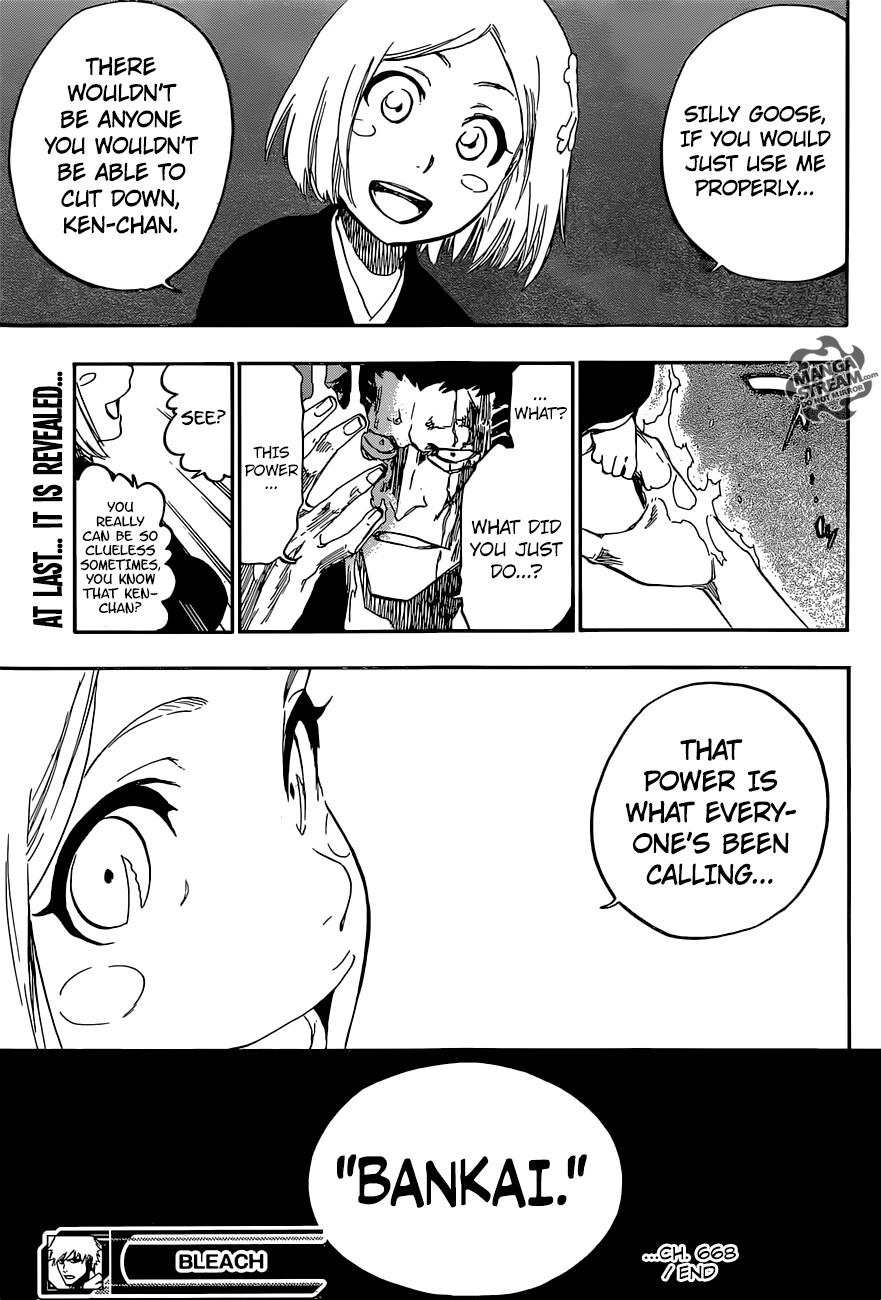 Bleach chapter 668 page 19