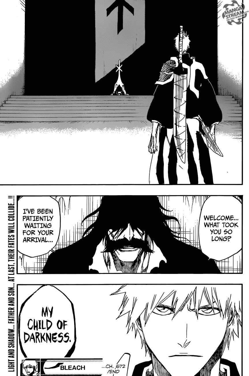 Bleach chapter 672 page 19
