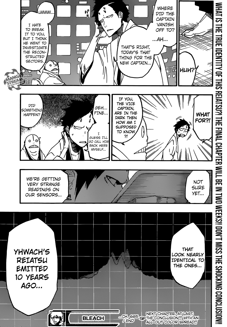 Bleach chapter 685 page 20