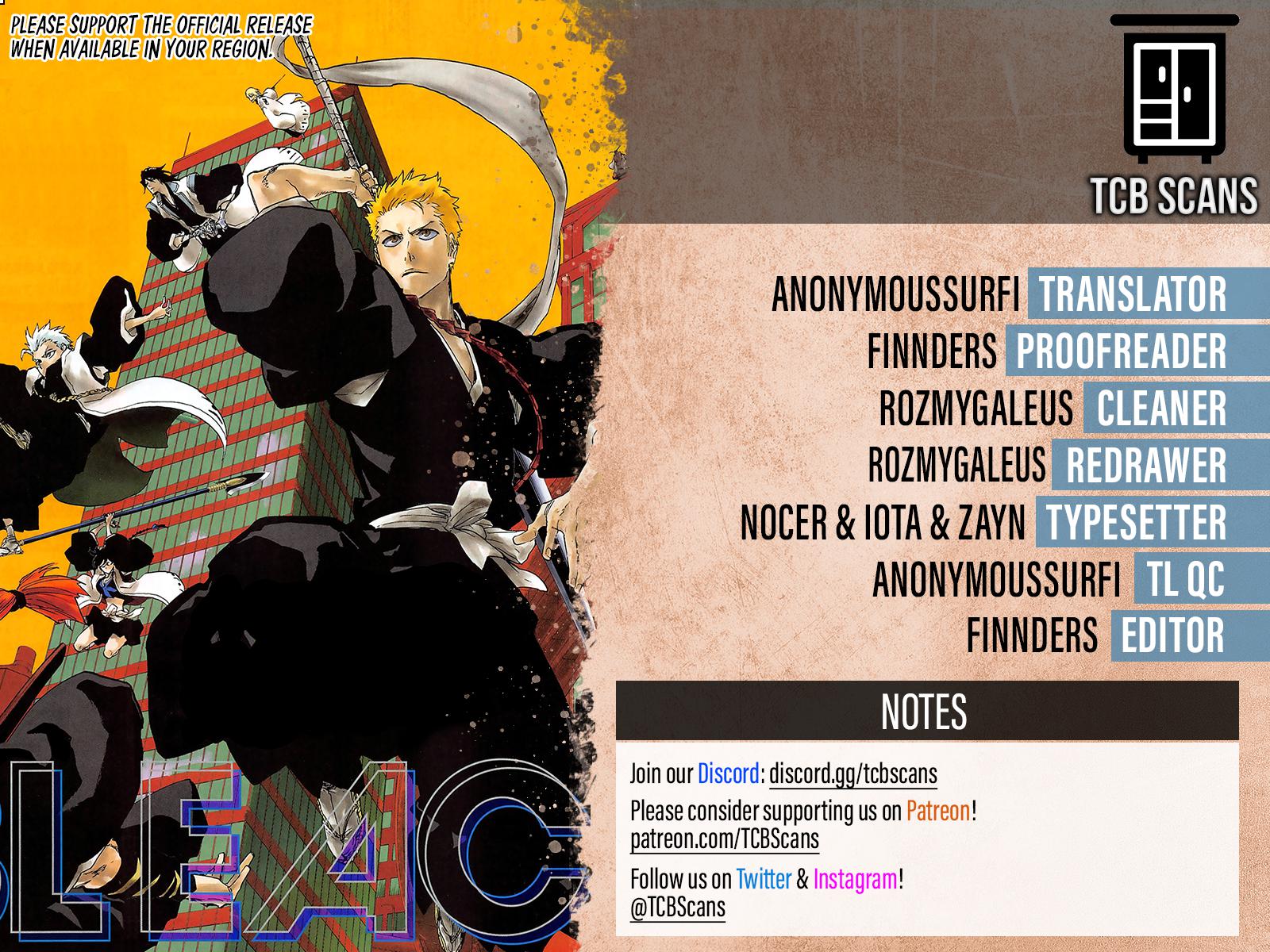 Bleach chapter 686.5 page 1