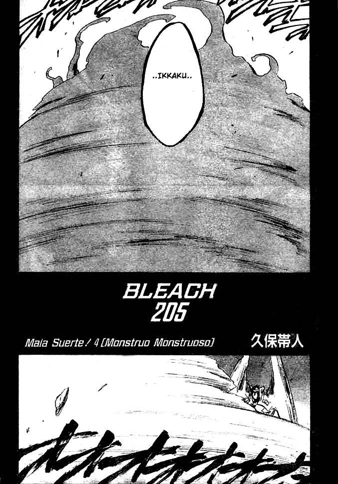 Bleach chapter 205 page 1