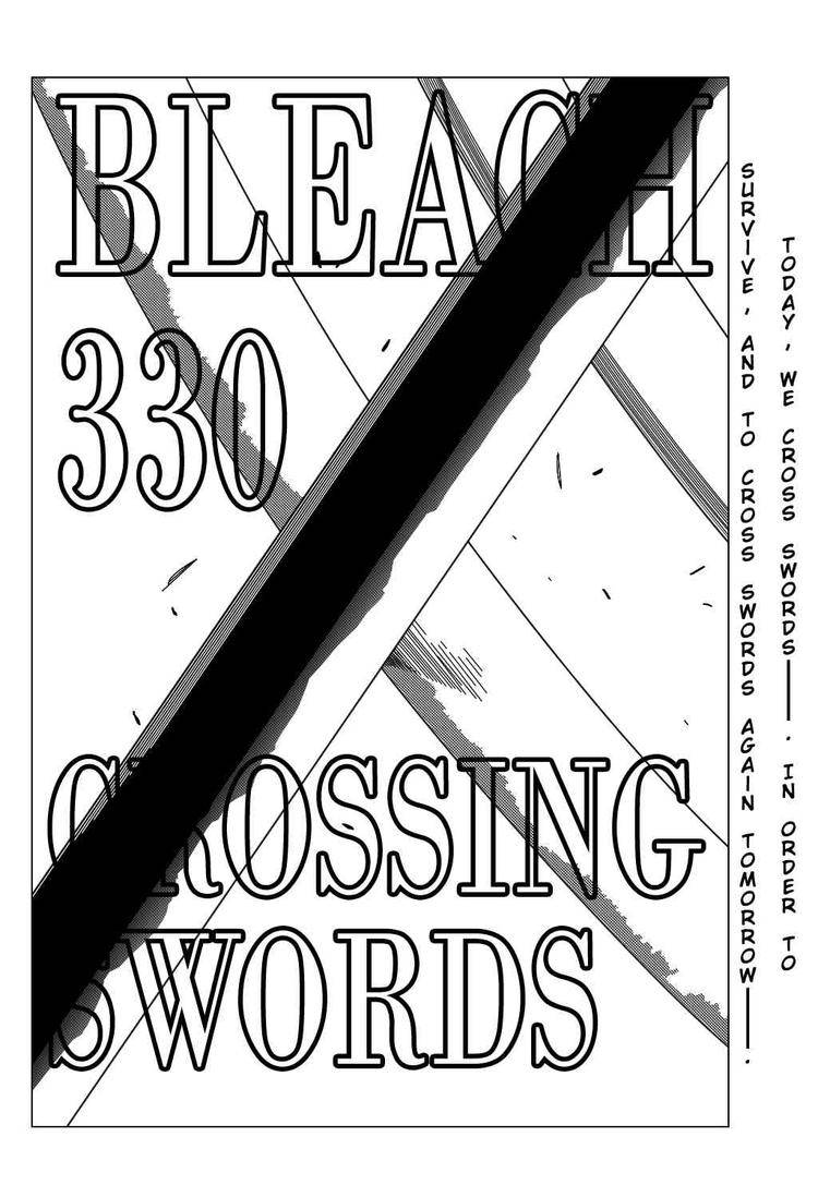 Bleach chapter 330 page 3