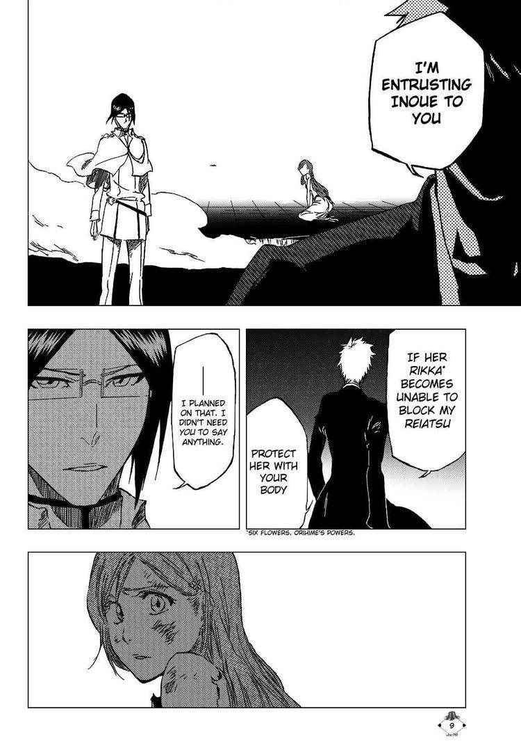 Bleach chapter 344 page 8