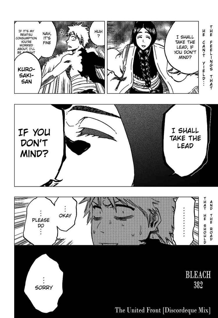 Bleach chapter 382 page 1