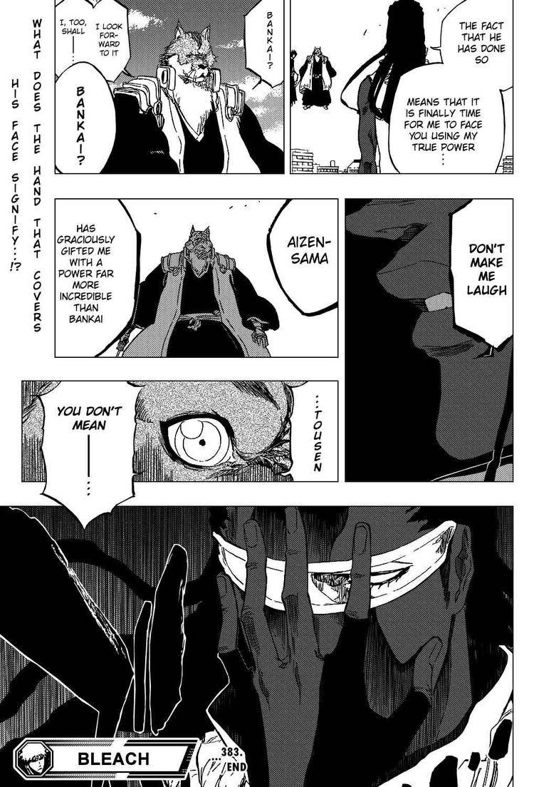 Bleach chapter 383 page 16