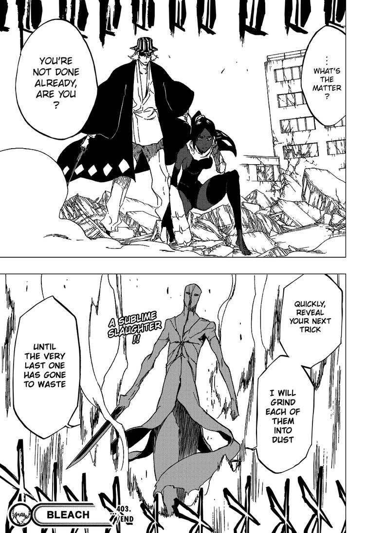Bleach chapter 403 page 17